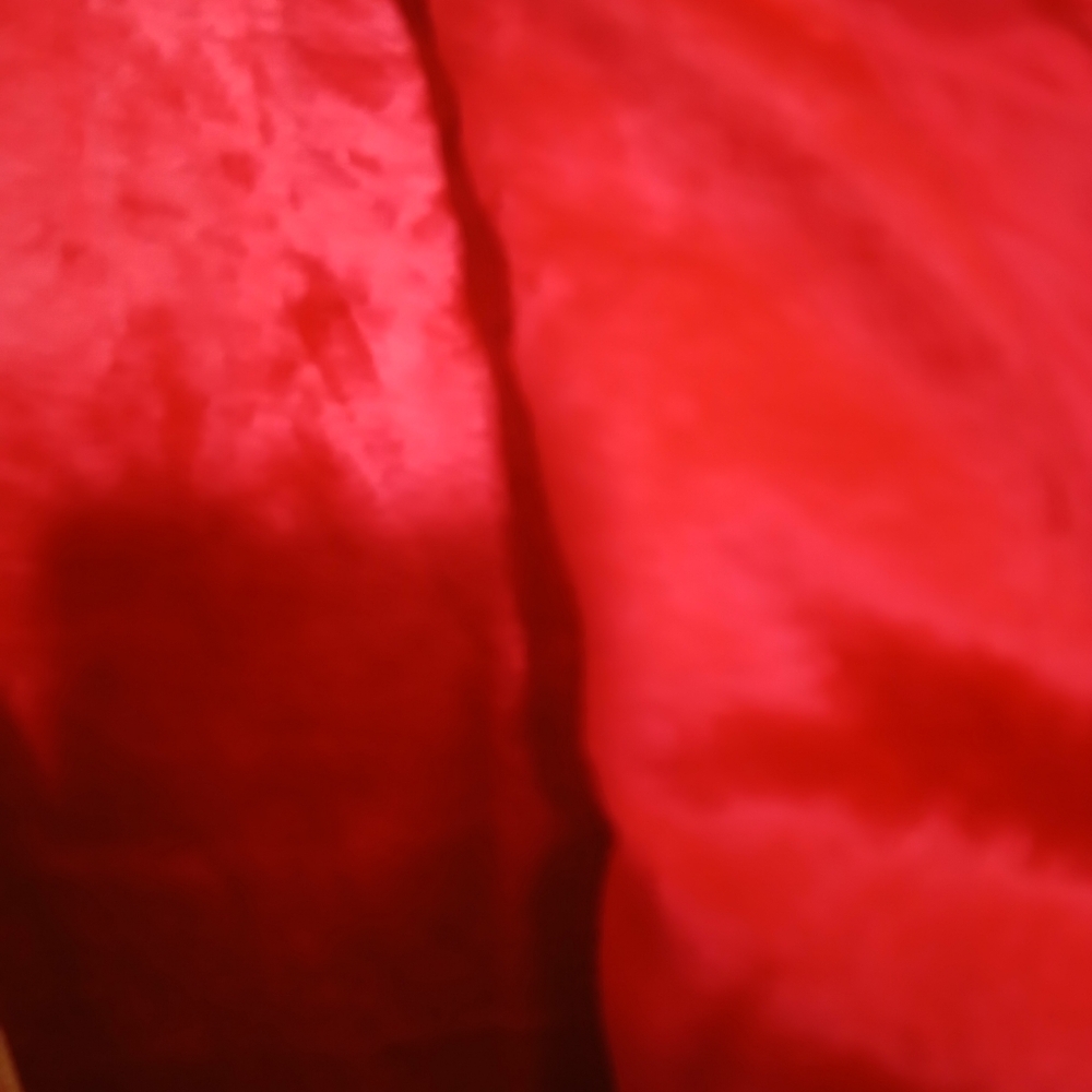 POLU Women's Bold Red Puffer Coat Size L  2 Pocket NEW - Picture 8 of 12